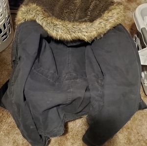 Hollister men's parka coat jacket